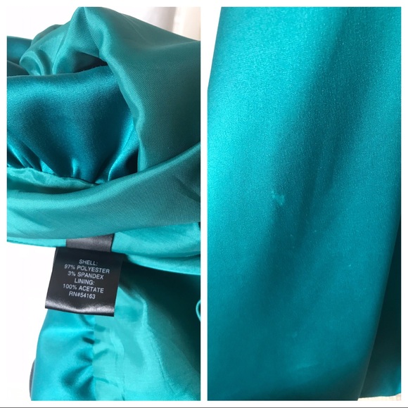 👗Gorgeous Emerald Ellen Tracy Tulip Skirt Dress👗 - Picture 8 of 8